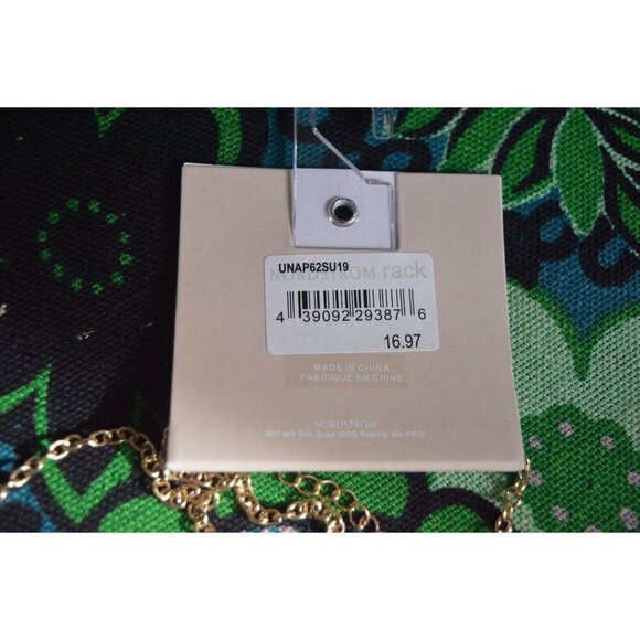 14th & Union Gold-Tone Chain Necklace With Faceted Stones - Picture 4 of 10